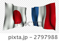 日本・フランス国旗 2797988