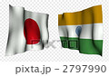 日本・インド国旗 2797990