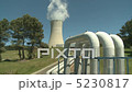 Pipes lead to a geothermal power plant 5230817