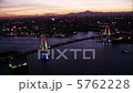 [Aerial view] Evening view of Rainbow Bridge 5762228