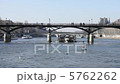 [Paris] Pont des Arts Bridge and Seine Tourist Boat 5762262