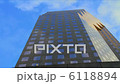 Fast speed shooting of clouds reflecting office building 6118894