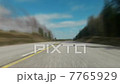 Fast blurred driving over the highway, time lapse 7765929