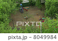 Heavy rain on the playground. 8049984