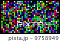 Colorfull pixels with random colors 9758949