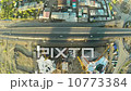 Construction site with crane  and highway shot from UAV quadcopter 10773384