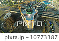 Construction site with crane  and highway shot from UAV quadcopter 10773387