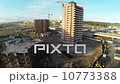 Construction site with crane shot from UAV quadcopter 10773388