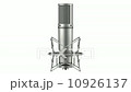 studio microphone loop rotate on white background 10926137