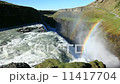 Gullfoss, the famous icelandic waterfall, part of the Golden Circle. Summer season, sunny day. Iceland, Europe. Gullfoss, the famous icelandic waterfall, part of the Golden Circle. Summer season, sunny day. Iceland, Europe. 11417704