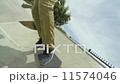 POV Skateboarding In Skatepark  11574046