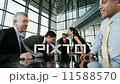 Diverse, happy business team in a meeting in contemporary office building 11588570