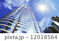 Office building with sun flare 12018564