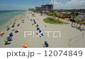 Aerial video Hollywood Beach FL 12074849