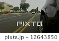 Wheel POV of a black SUV in time lapse 12643850