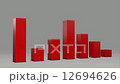 Red Bar Statistic 3D Loop 12694626