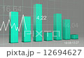 Blue Cyan Color Chart Bar Statistic 3D Loop 12694627