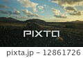 Sunset time-lapse of a volcanic desert on the Canary Island of Lanzarote. 12861726