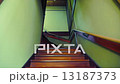 Stairs of Japanese old houses where the atmosphere is in early Showa era 13187373
