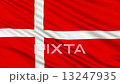Danish Flag, with real structure of a fabric 13247935