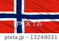 Norwegian Flag, with real structure of a fabric 13248031