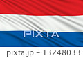 Dutch Flag, with real structure of a fabric 13248033