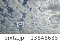 Clouds running in the blue sky time lapse 13848635