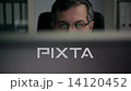 Businessman Works in front of his Computer 14120452