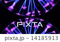 Two plasma balls with moving energy rays inside on black background. Seamlessly looping timelapse 14185913