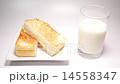 Freshly baked bread and milk 14558347
