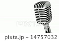 Classic microphone on a stand with clipping path i 14757032