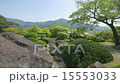 Japanese garden and mountains 15553033