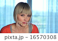 attractive woman showing unhappy emotion 16570308
