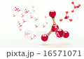 Carbon atom molecule animation background 16571071