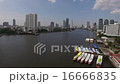 バンコク チャオプラヤ川沿い 空撮 16666835