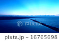 沖縄県　うるま市　海中道路　トワイライト　空撮03 16765698