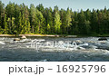 Natural landscape of Kymi in Finland, fast river 16925796