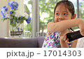 Child, Kid, Girl, Playing Video Game Console 17014303