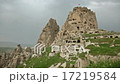 Fortress on the rock in the town of Uchisar  17219584