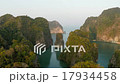 Thailand sea aerial limestone rocks 17934458