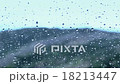 water droplets movement on glass view blur 18213447