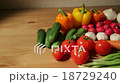 Assorted vegetables on a table 18729240