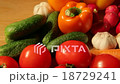 Vegetables assortment close-up 18729241