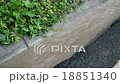 the flow of dirty rainwater 18851340
