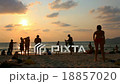 Happy summer vacation on the beach 18857020