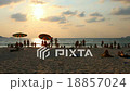 happy holiday activity on sea beach, sport, relax 18857024