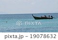 Boat in blue andaman sea 19078632