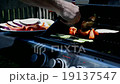 summer barbecue grilling  vegetables 19137547