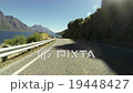 Driving along the blue lake 19448427