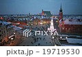 Old Town of Warsaw in Poland by Night in Winter 19719530
